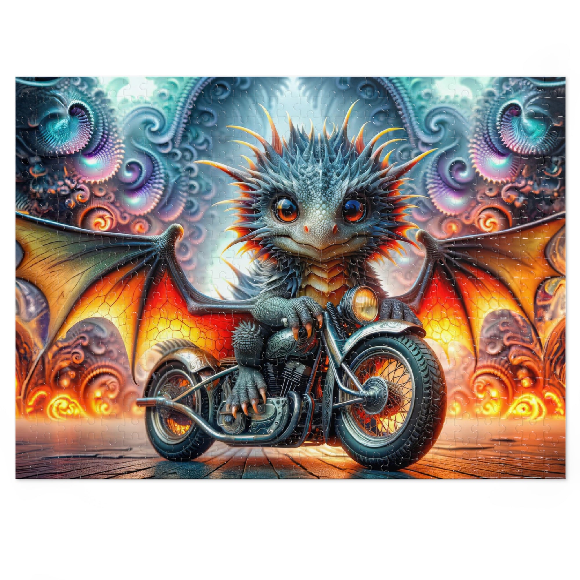 Iron Scales and Leather Wings Jigsaw Puzzle