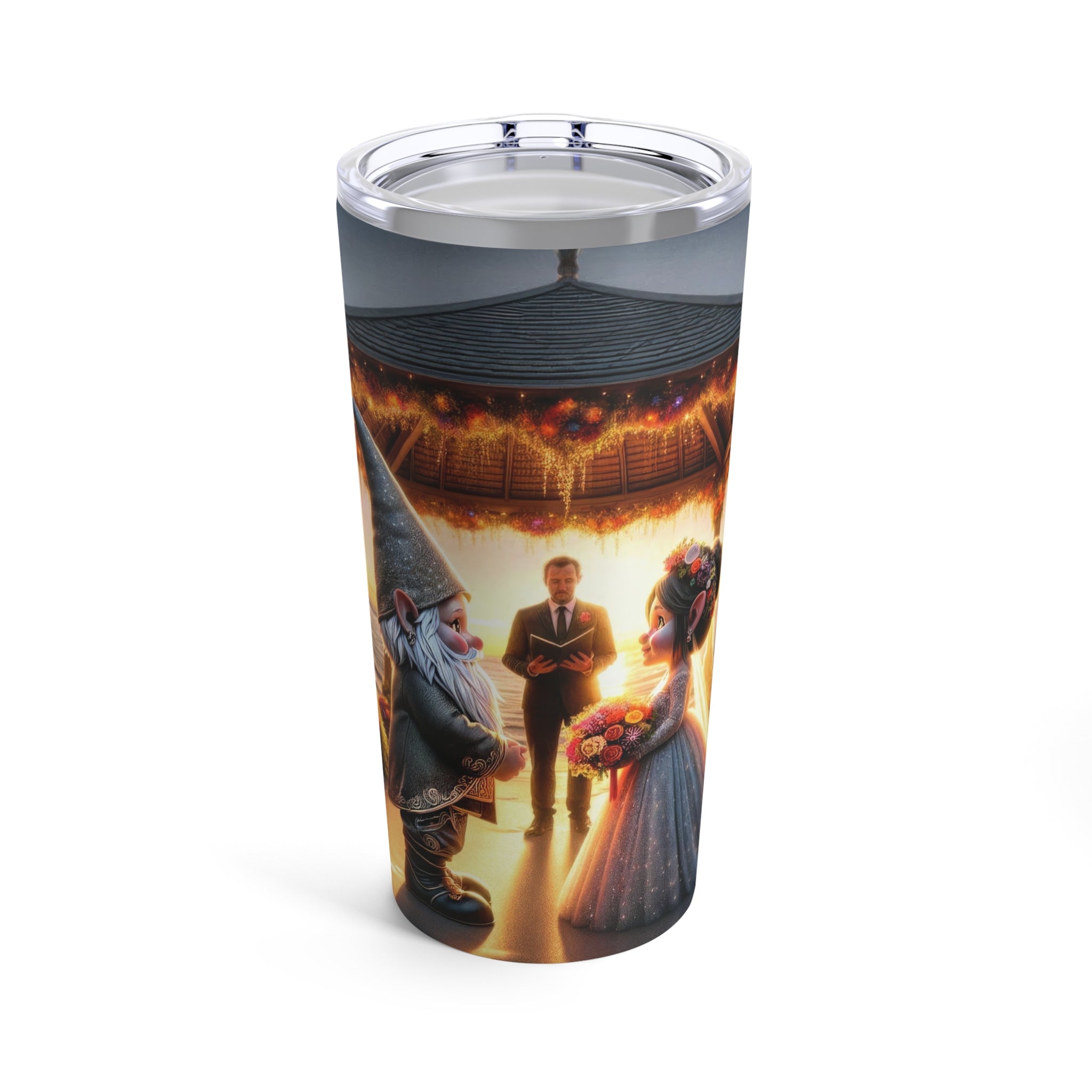 Vaso La promesa costera de Elara y Finn, 20 oz
