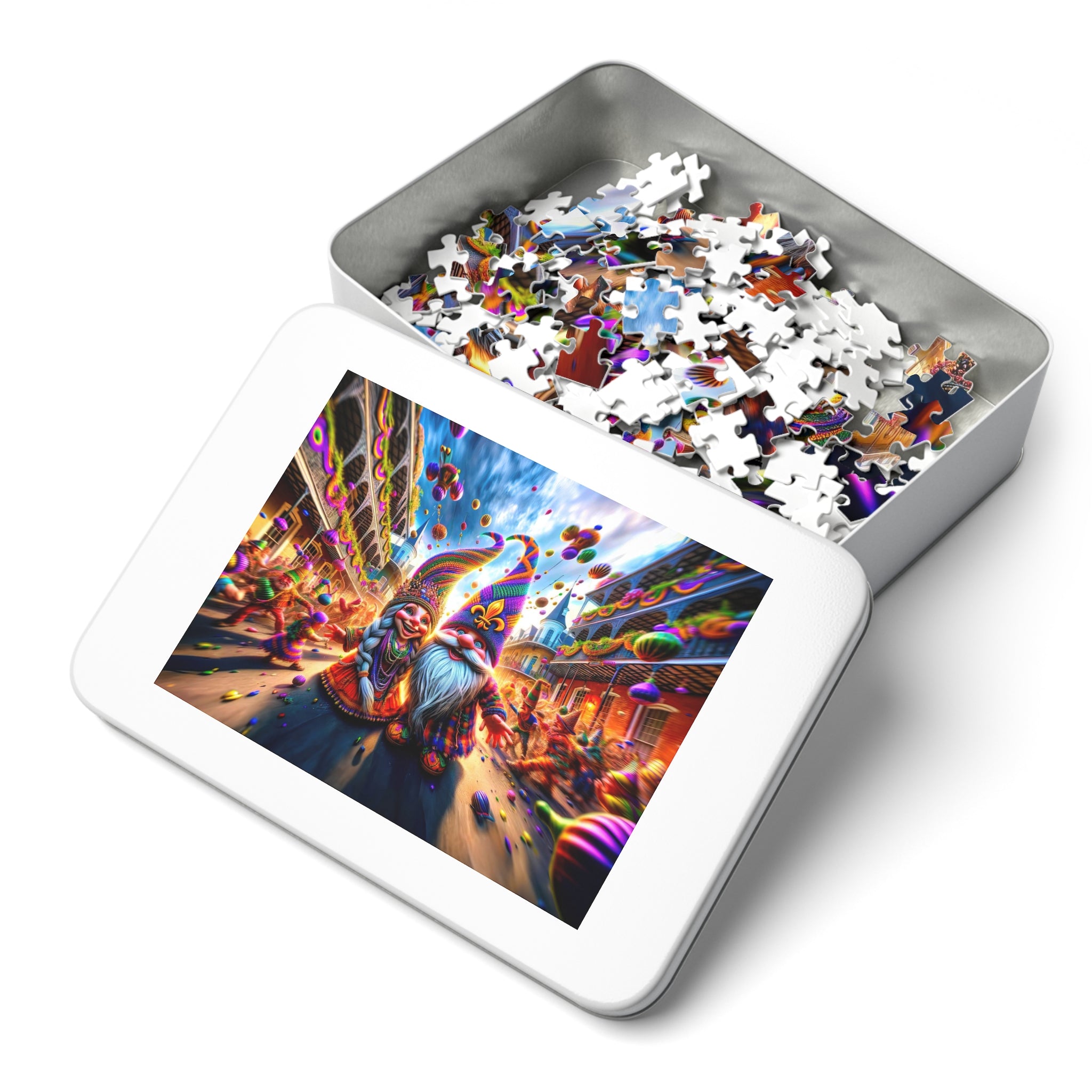 Mardi Gras Daydream in the French Quarter Jigsaw Puzzle