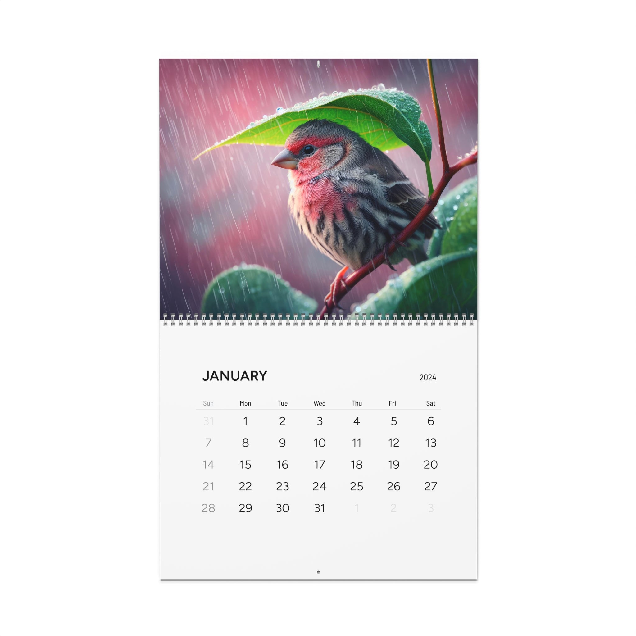 Leafy Haven Calendar (2024)