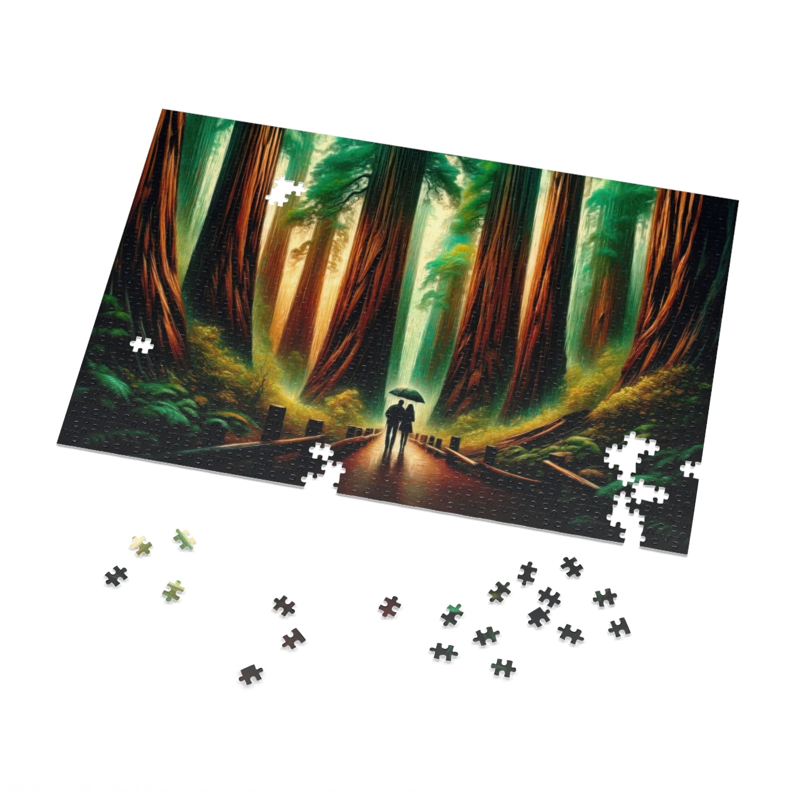 Puzzle Sous la canopée du séquoia