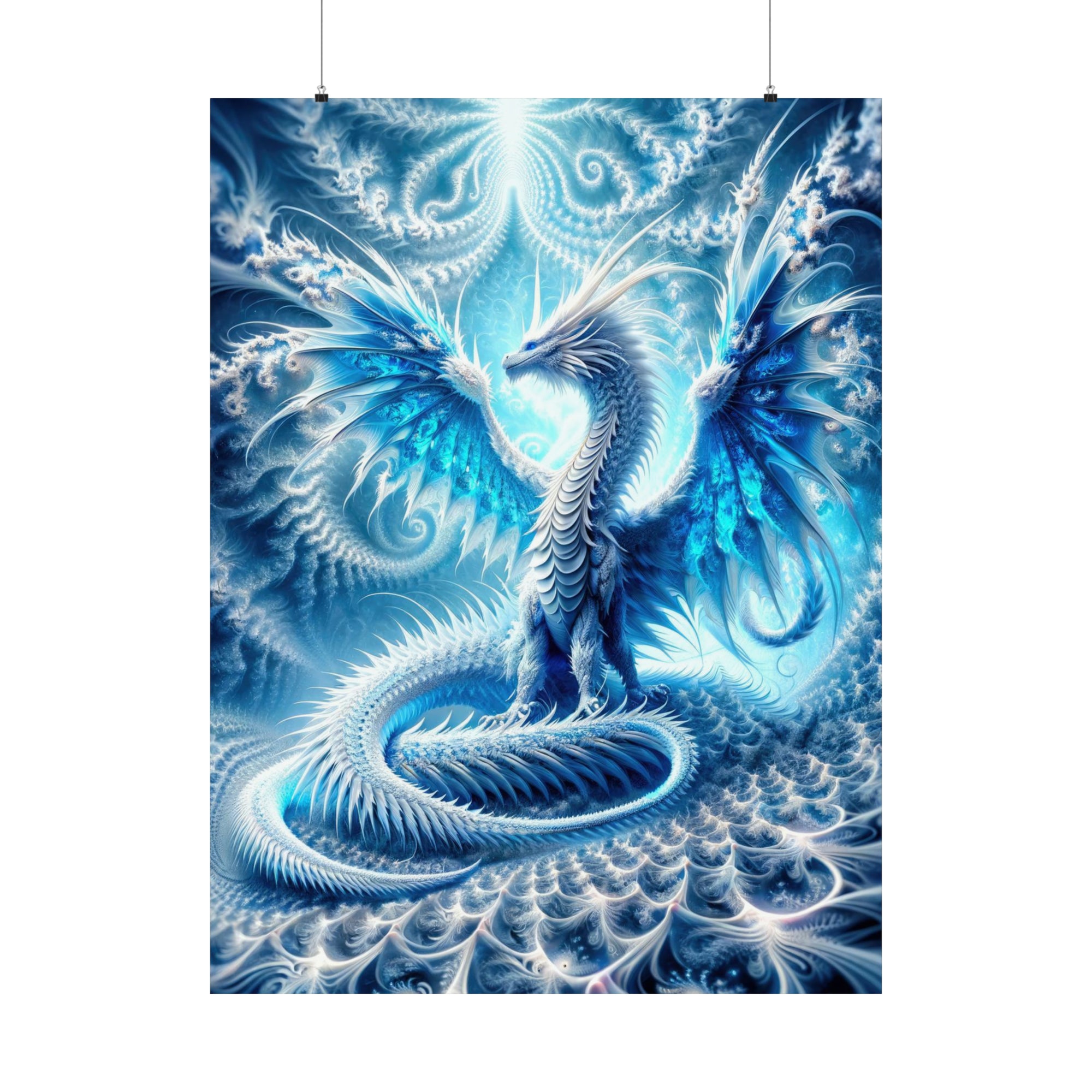Le dragon de givre fractal Poster