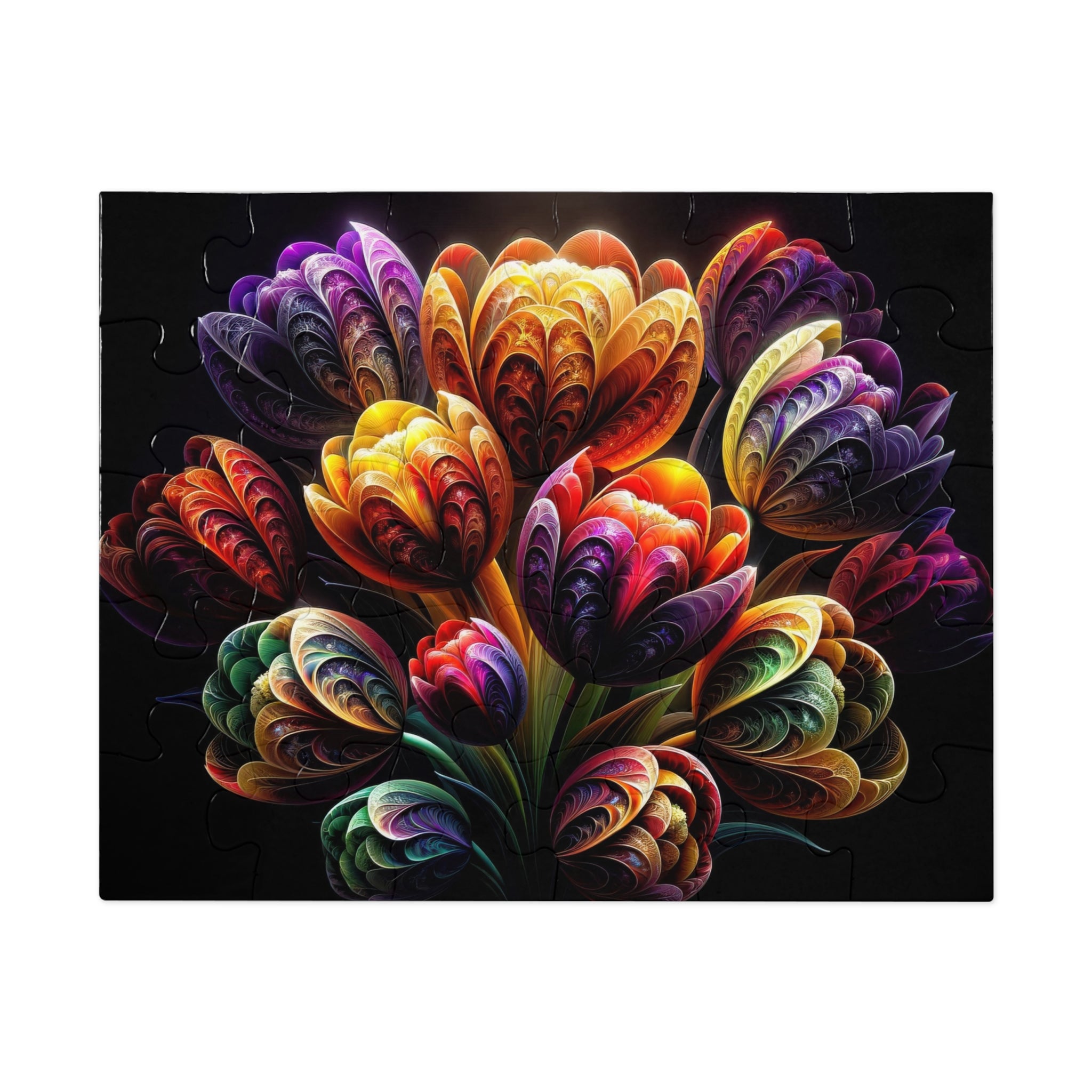 Fractal Bloom Infinity Jigsaw Puzzle