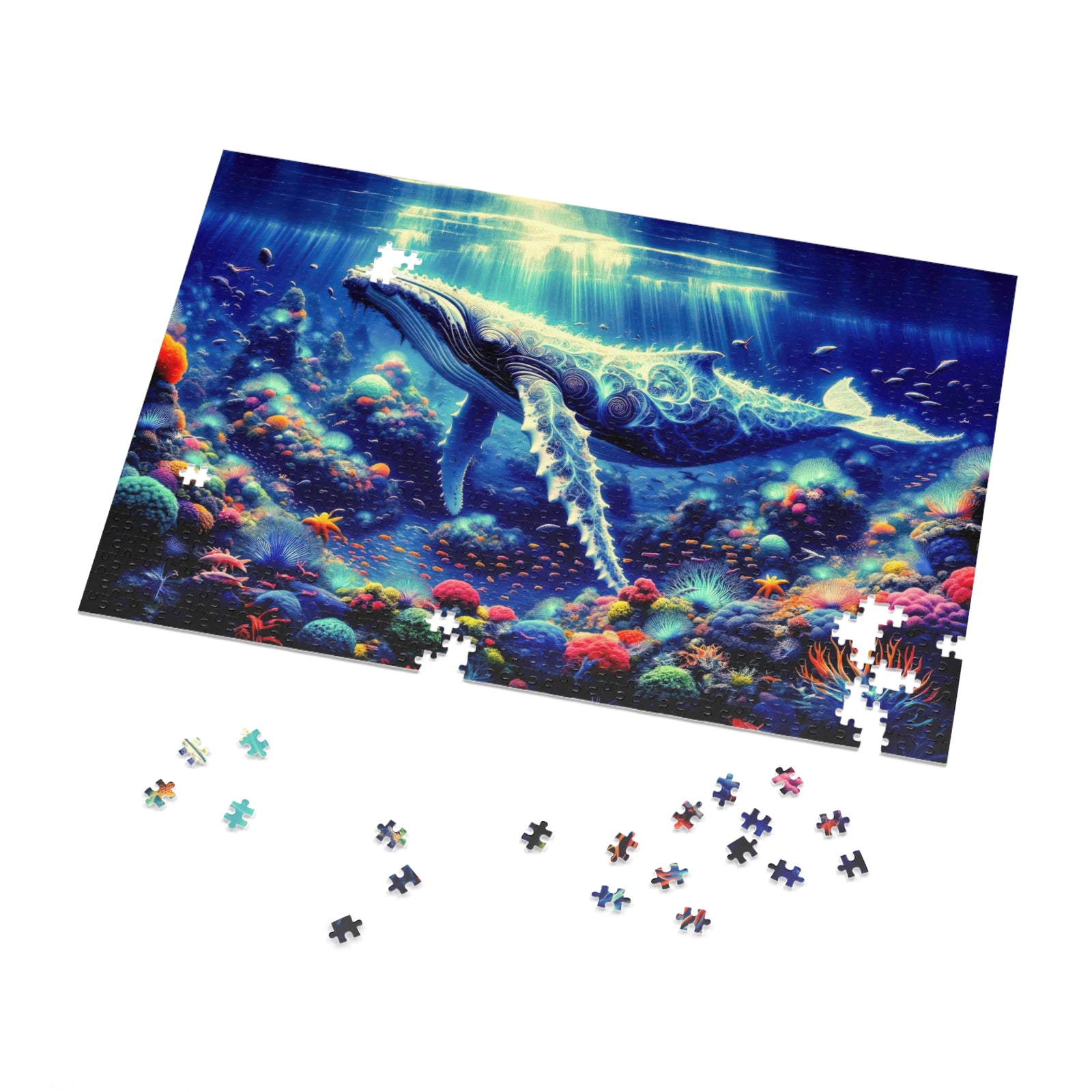 Voyage of the Sapphire Whale Jigsaw Puzzle