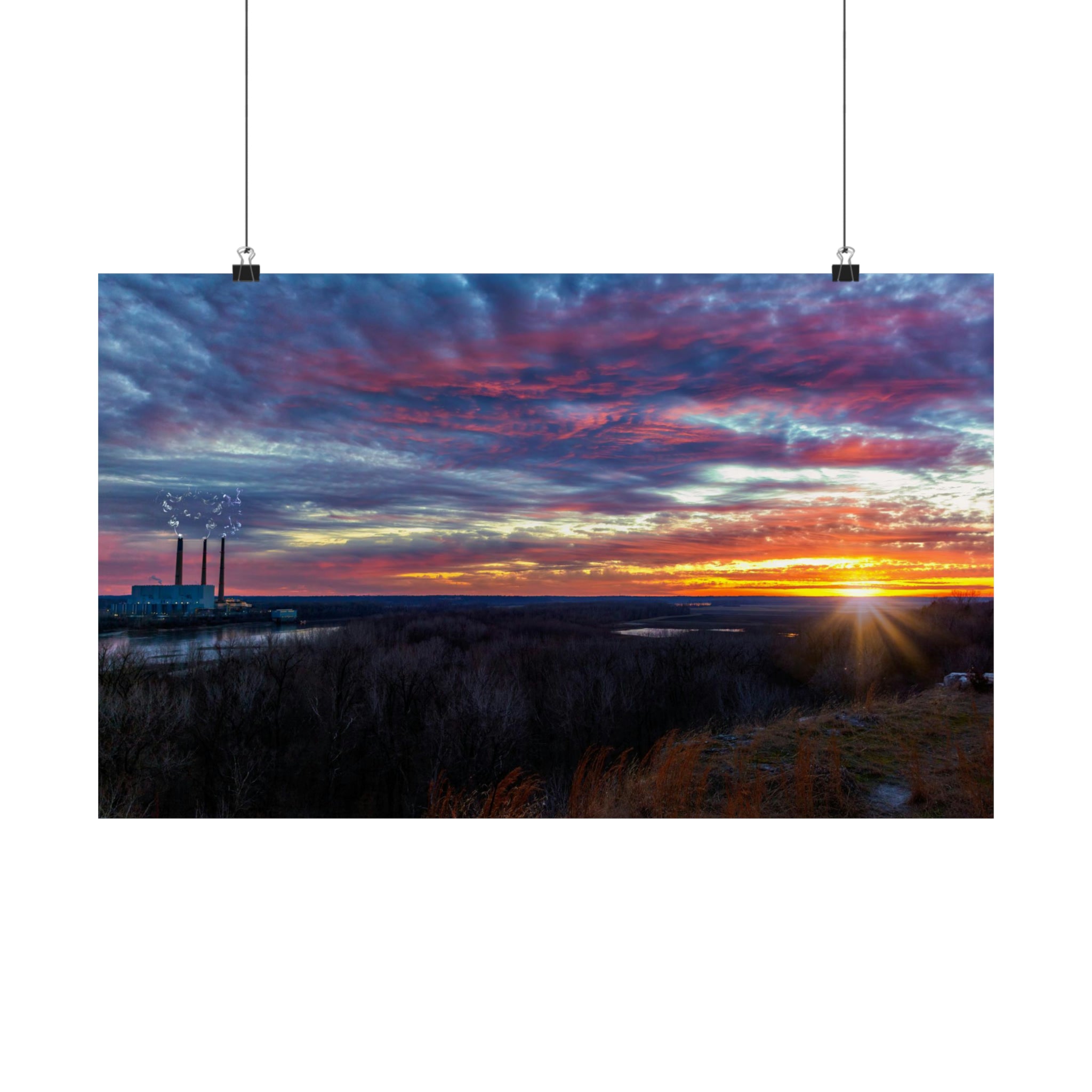 Sunset Overlook at Klondike 1-13-21 Poster