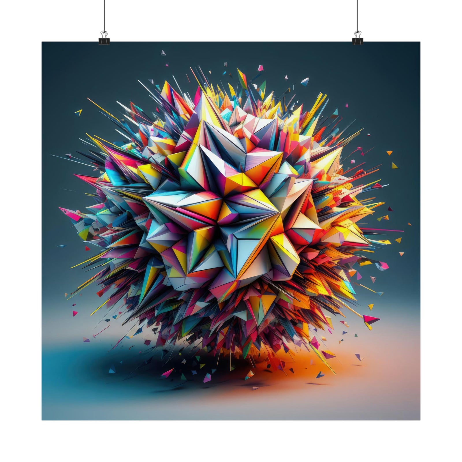 Dodecahedron - Ethereal Chromatics Poster