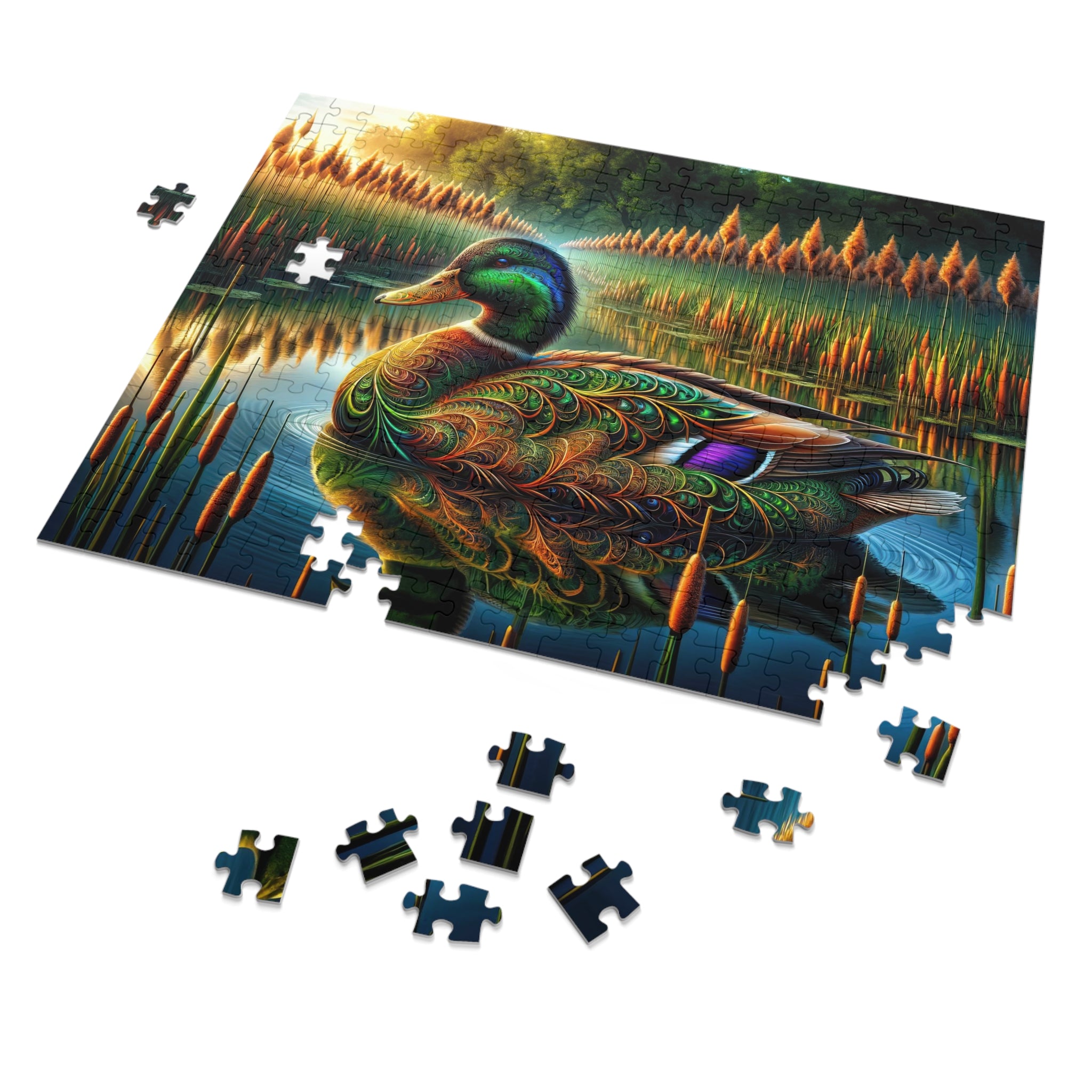 Mirrored Majesty Jigsaw Puzzle