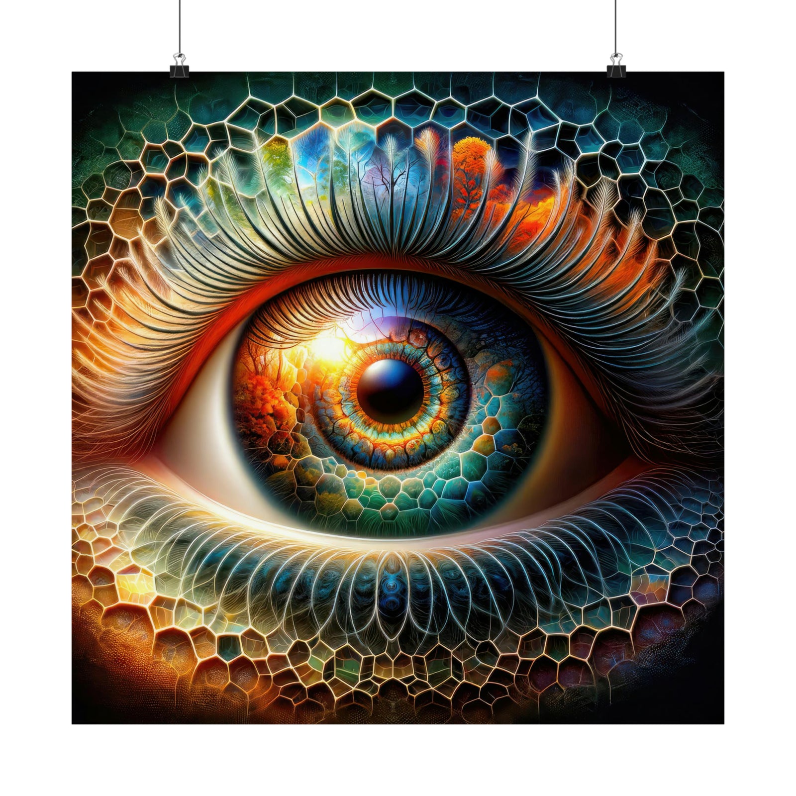 Une vision kaléidoscope Poster
