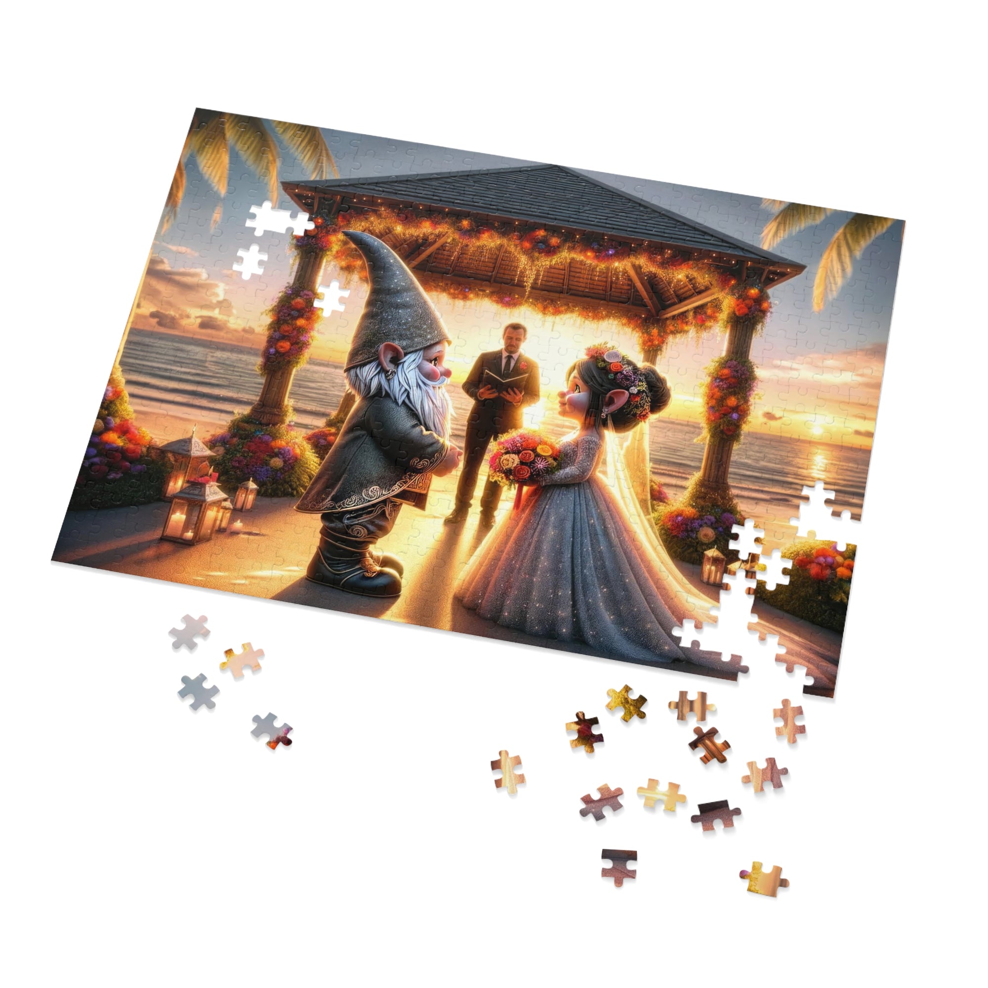 Elara and Finn's Seaside Promise Jigsaw Puzzle