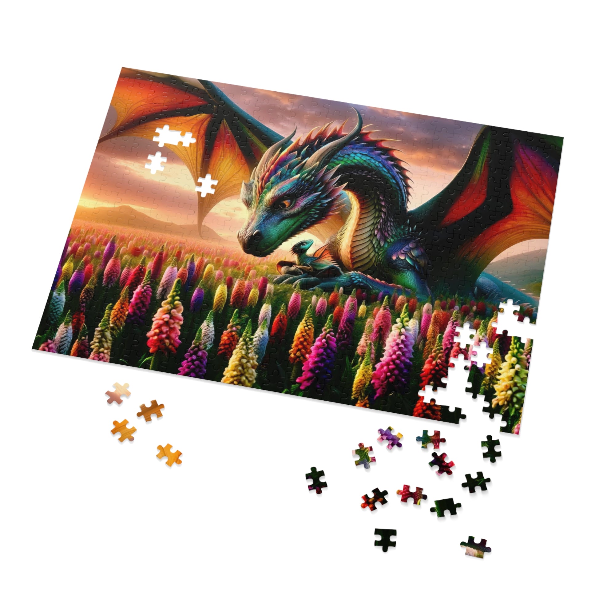 Guardian's Embrace at Snapdragon Vale Jigsaw Puzzle