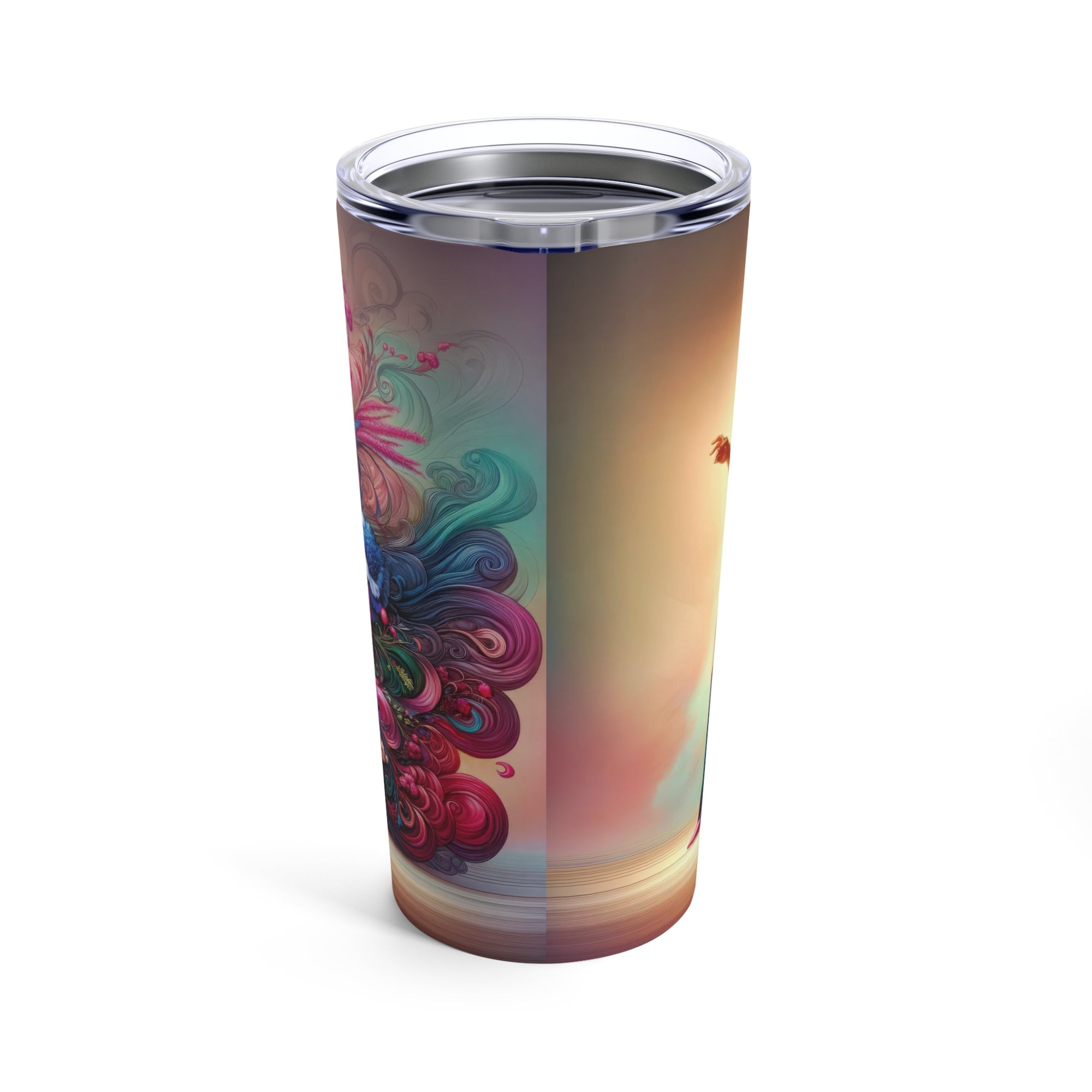 Vaso Elegancia Floral en Movimiento 20oz