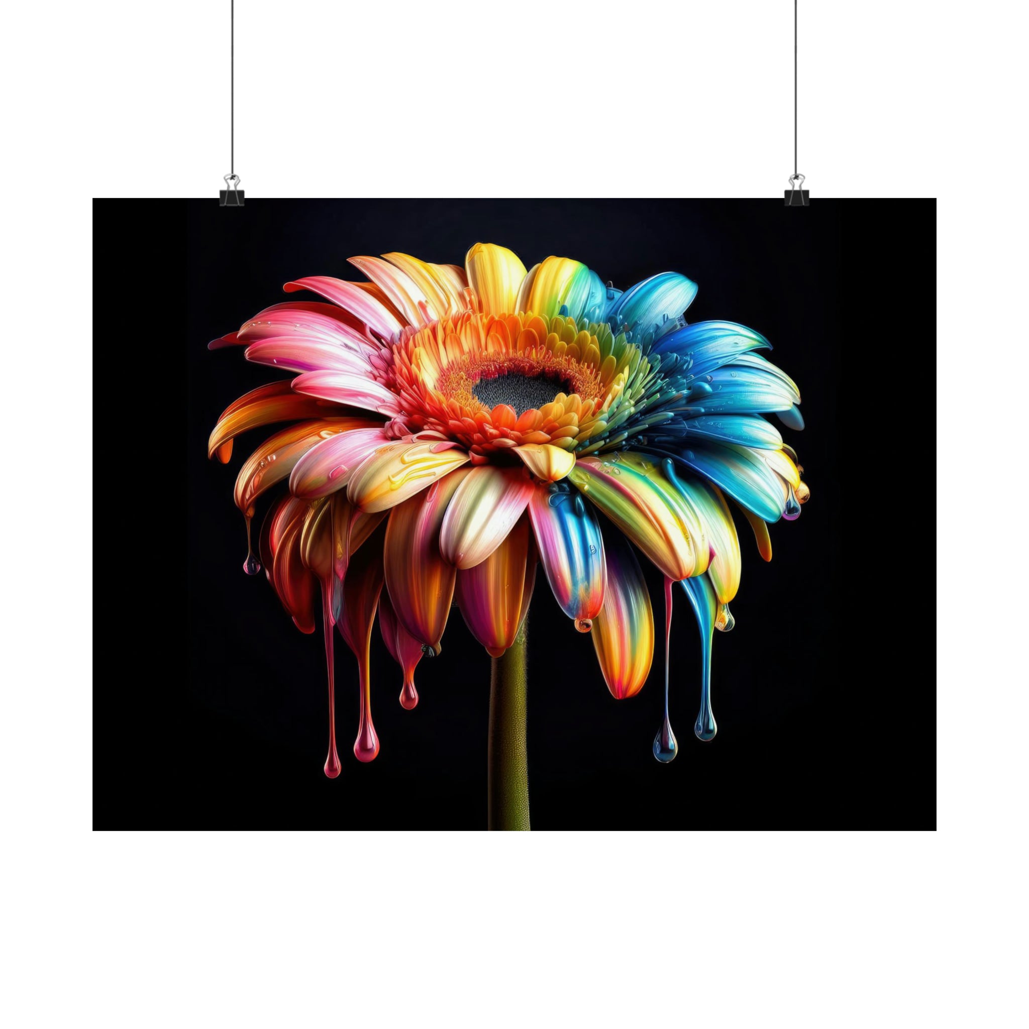 Gerber Daisy Dripz - J Póster