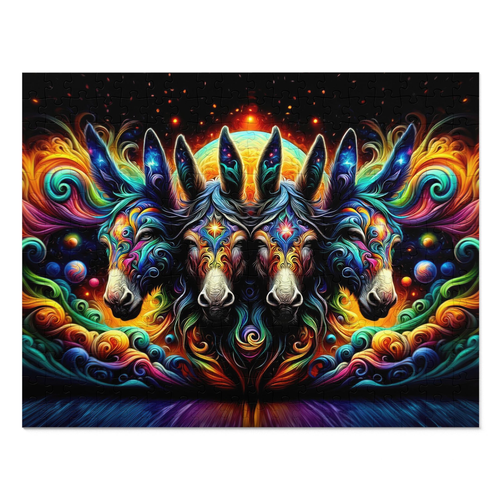 Quantum Donkey Quasar Jigsaw Puzzle