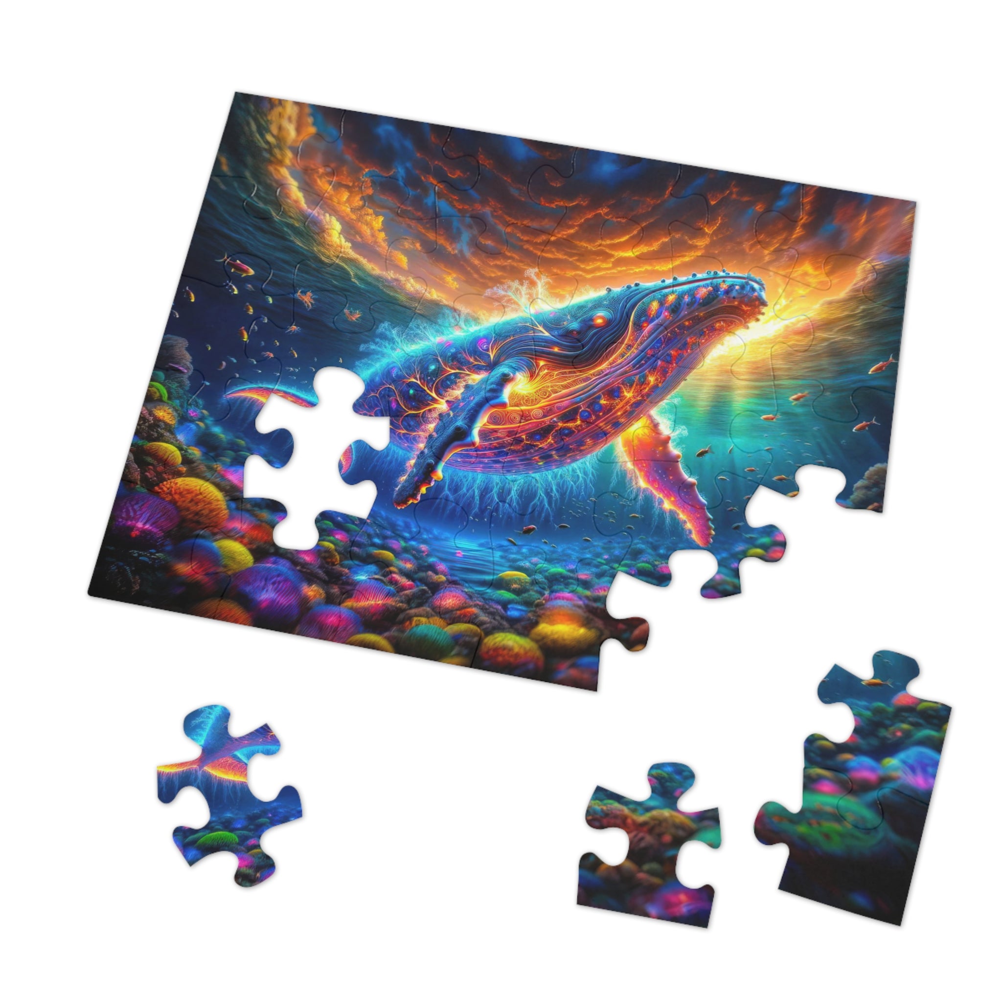 Puzzle La danza cósmica de la ballena jorobada