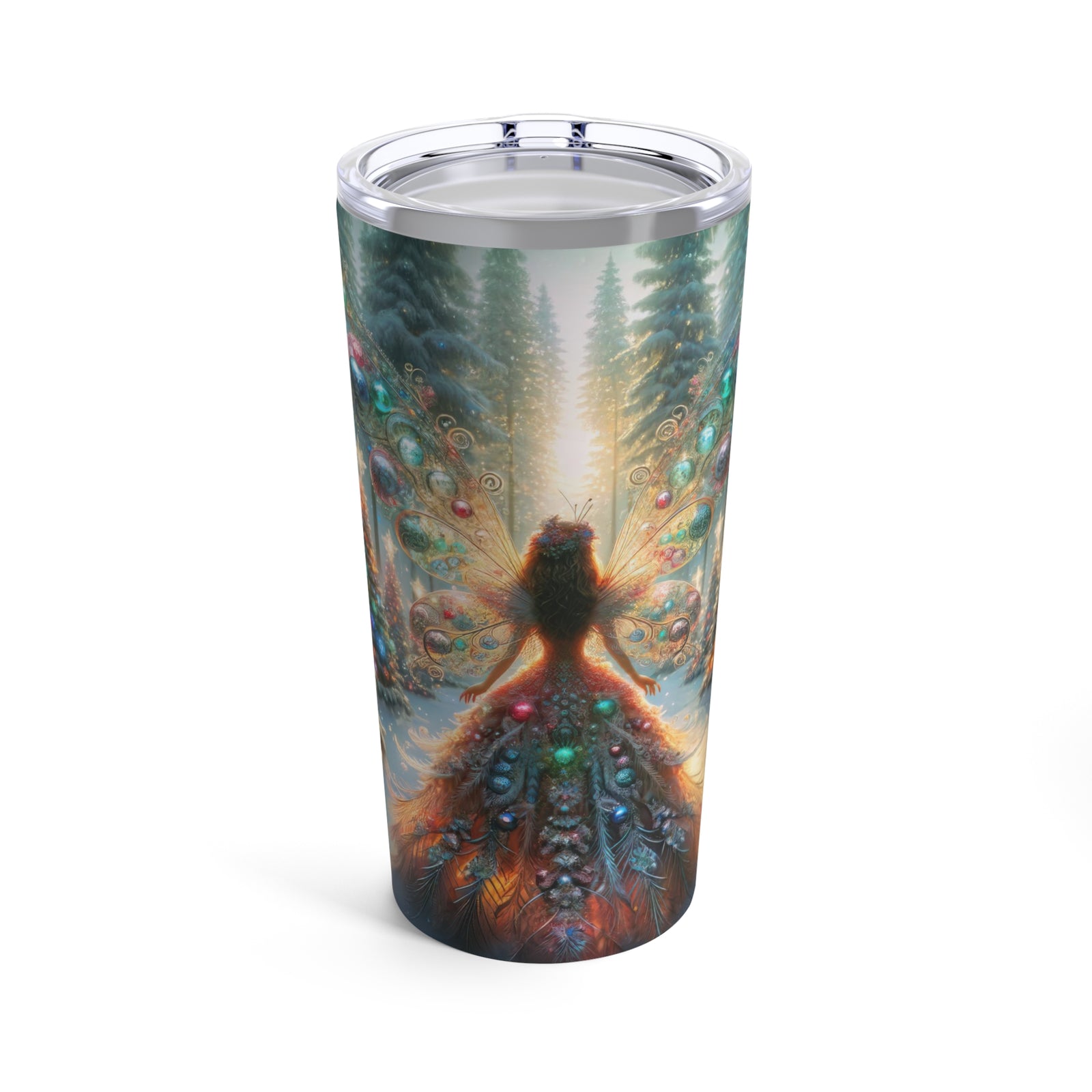 Enchantment of the Winter Solstice Fairy Tumbler 20oz