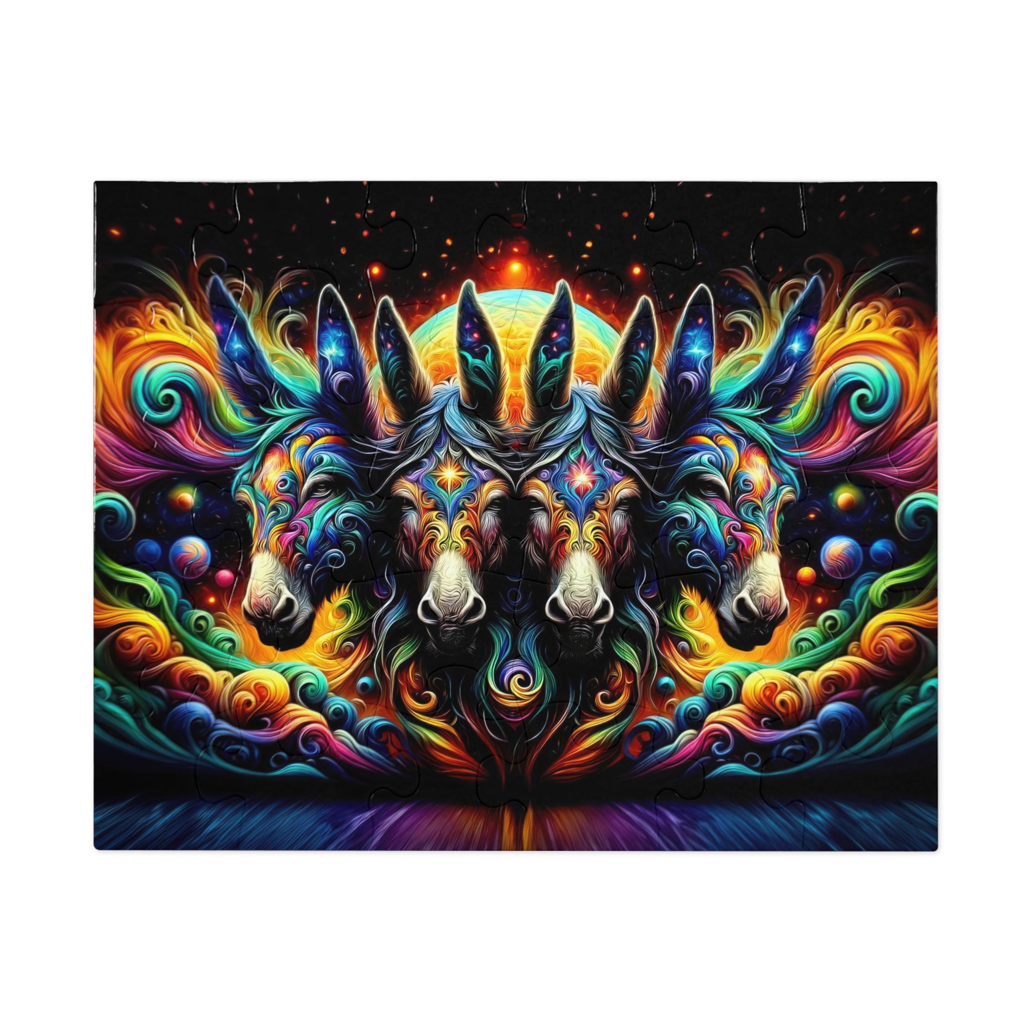 Quantum Donkey Quasar Jigsaw Puzzle