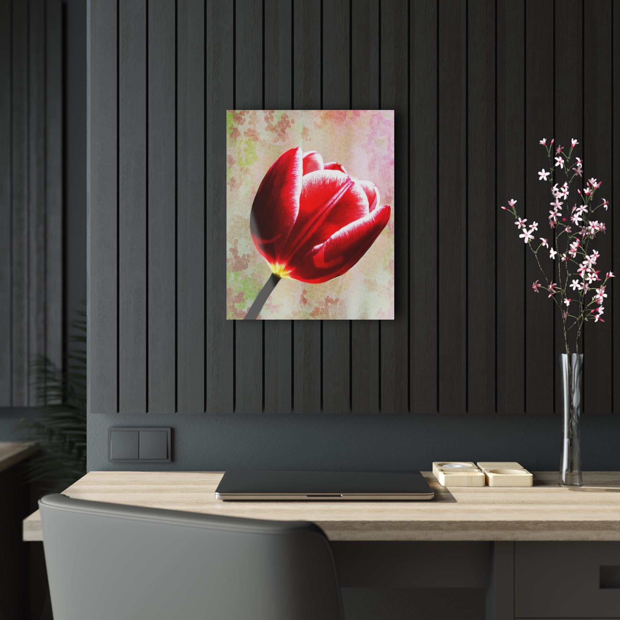 Impresión Acrílica Tulipán rubescente