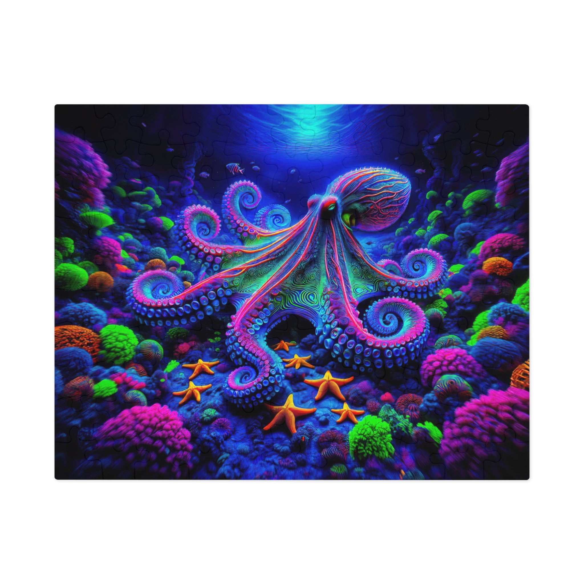 The Technicolor Depths of an Octopus Jigsaw Puzzle