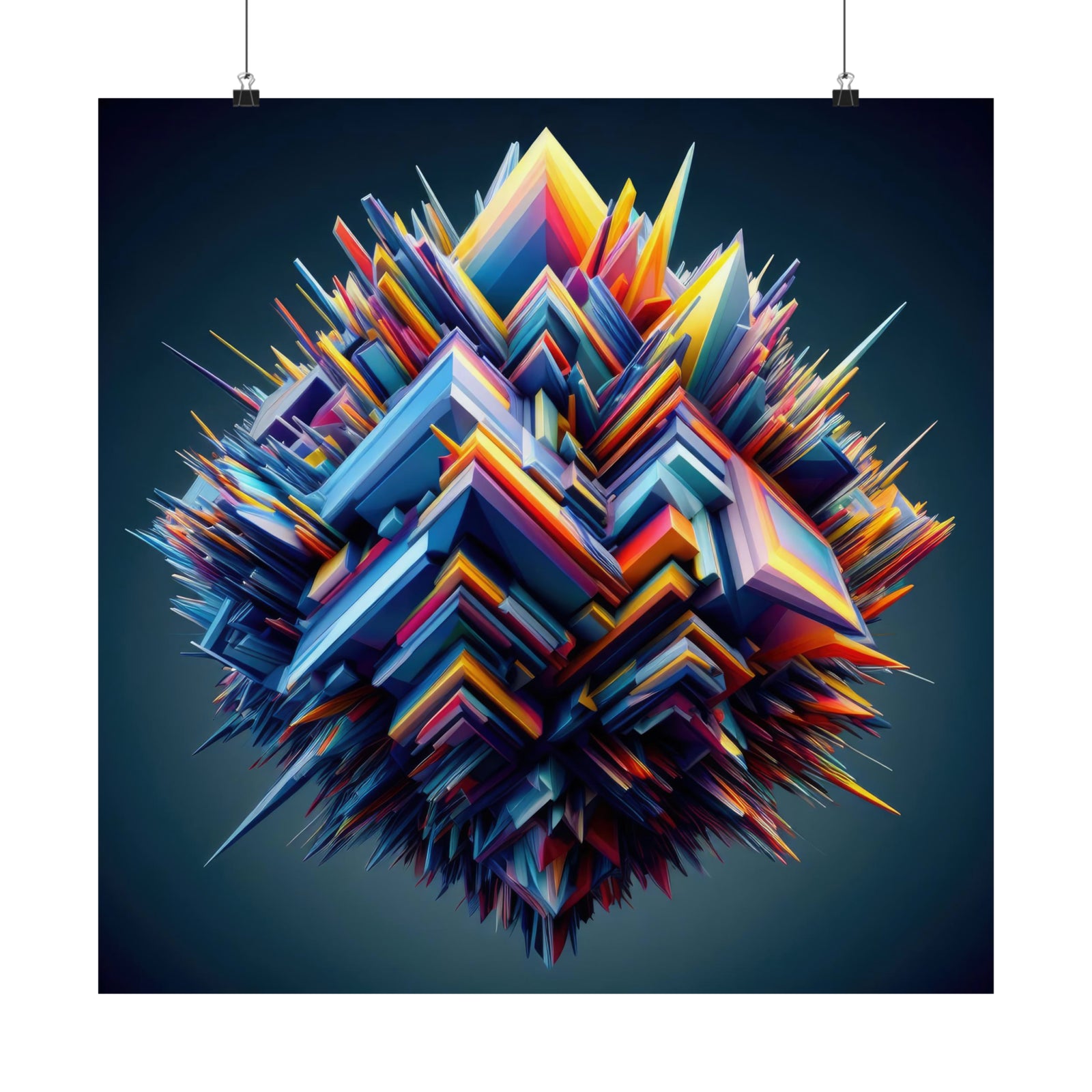 Octahedron - Shattered Perceptions Poster