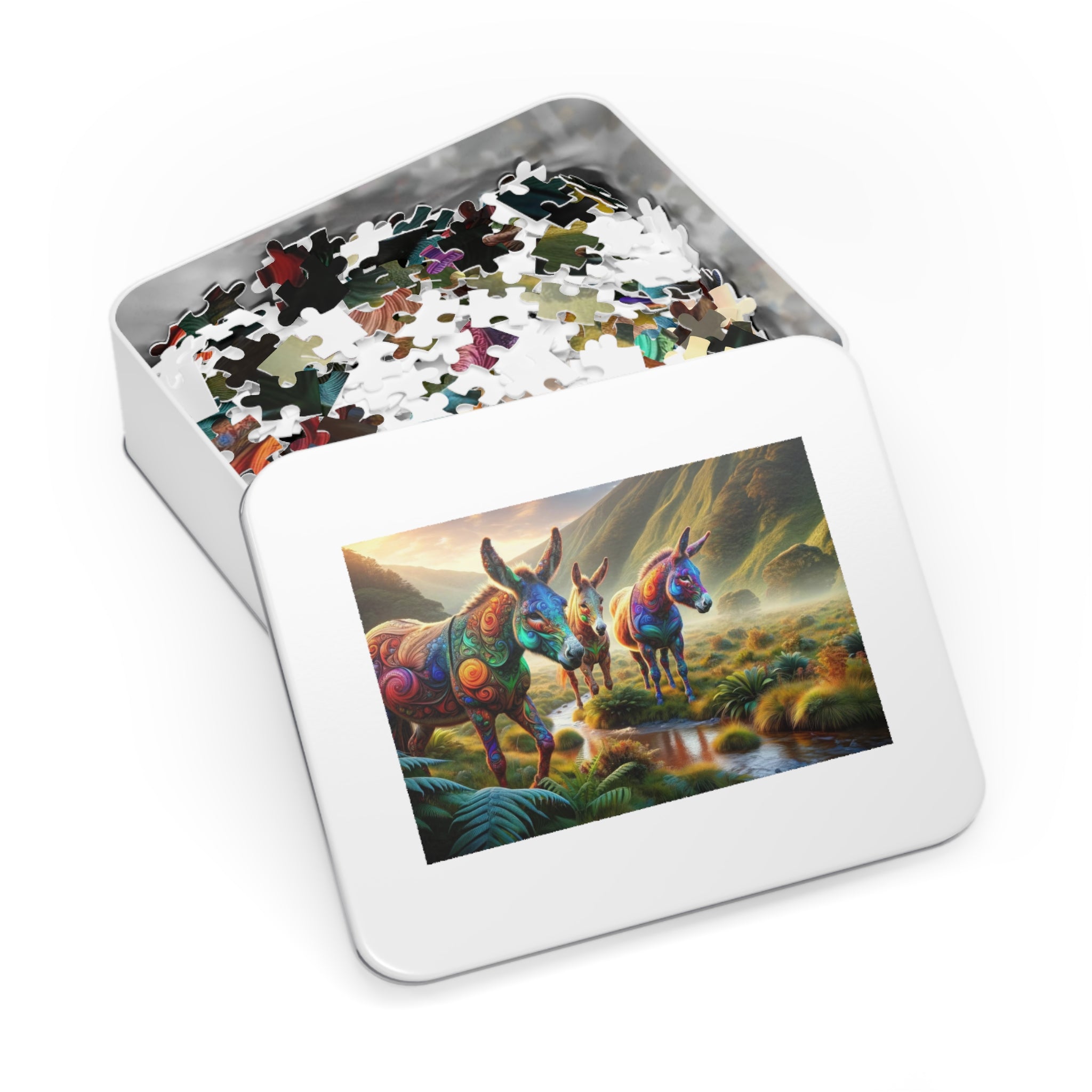 Kaleidoscope Herd Jigsaw Puzzle