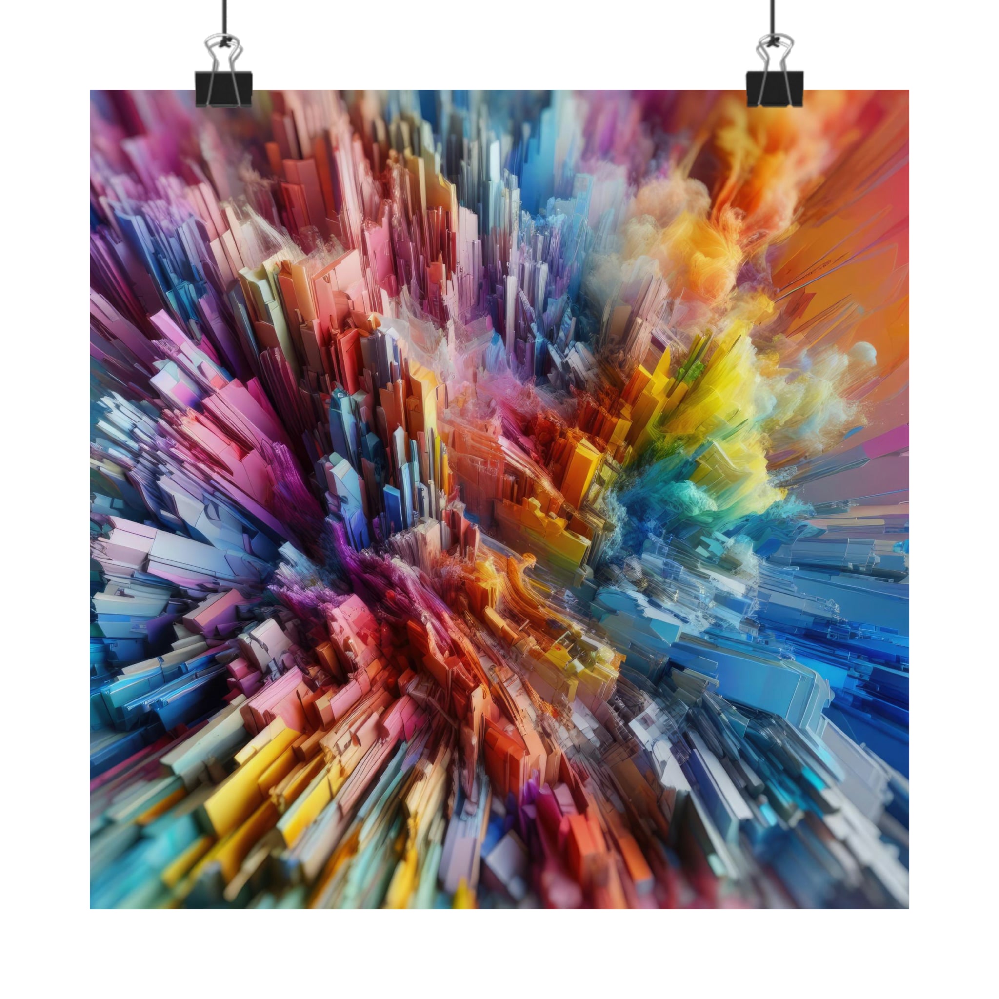 Illuminated Kaleidosis Poster