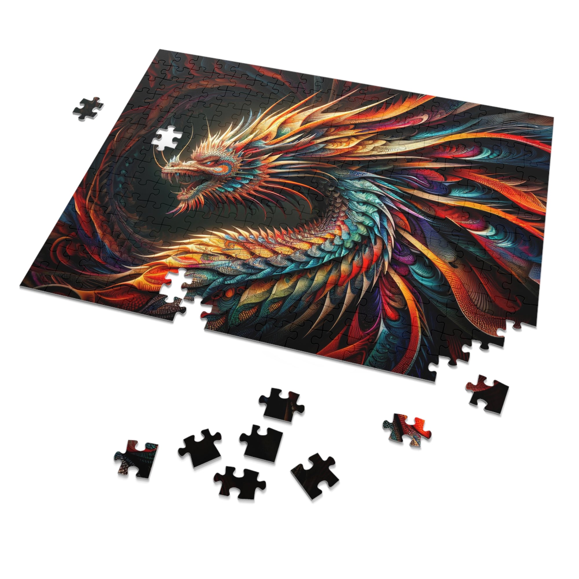 Dragonscale Vortex Jigsaw Puzzle
