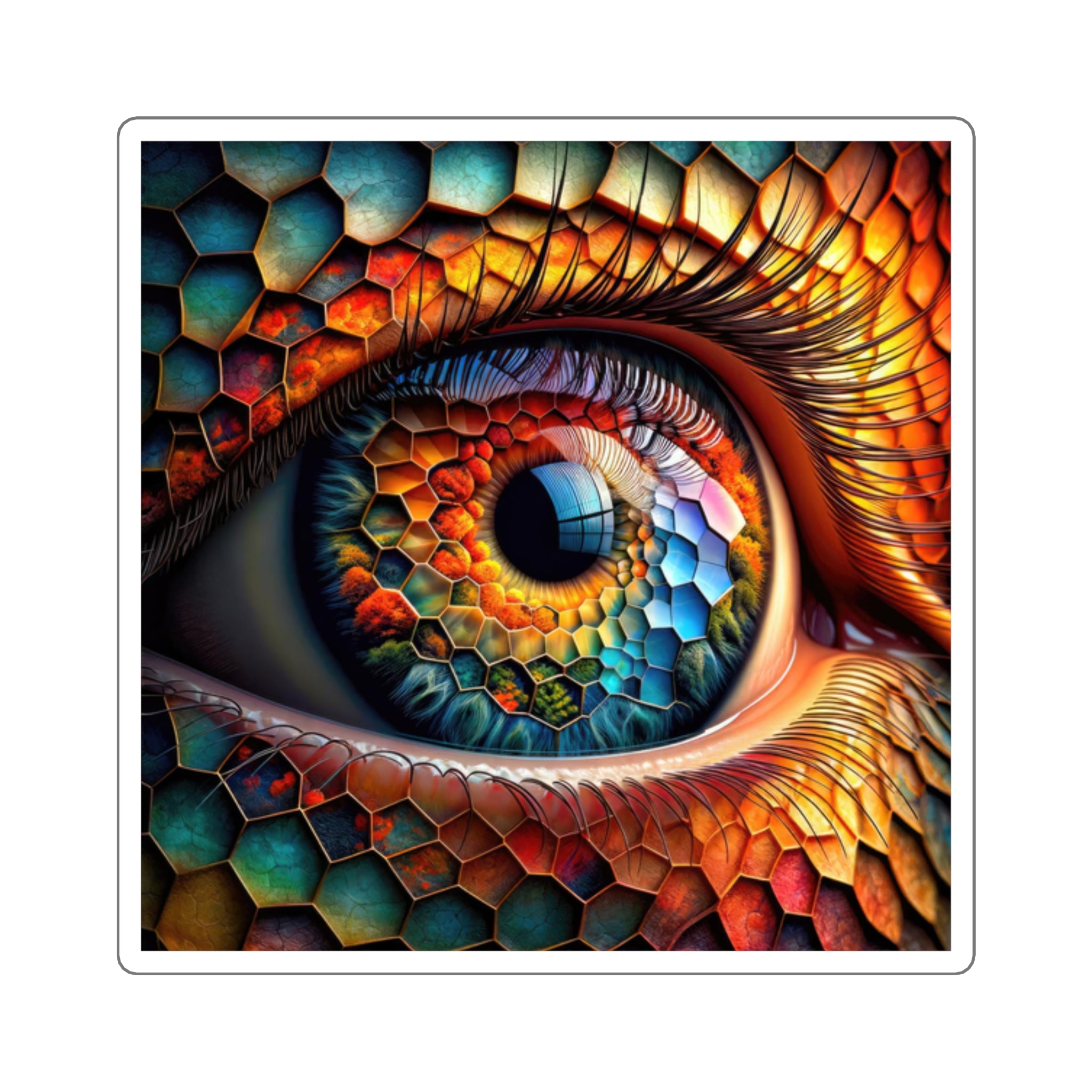 Iridescence Intertwined Sight Stickers