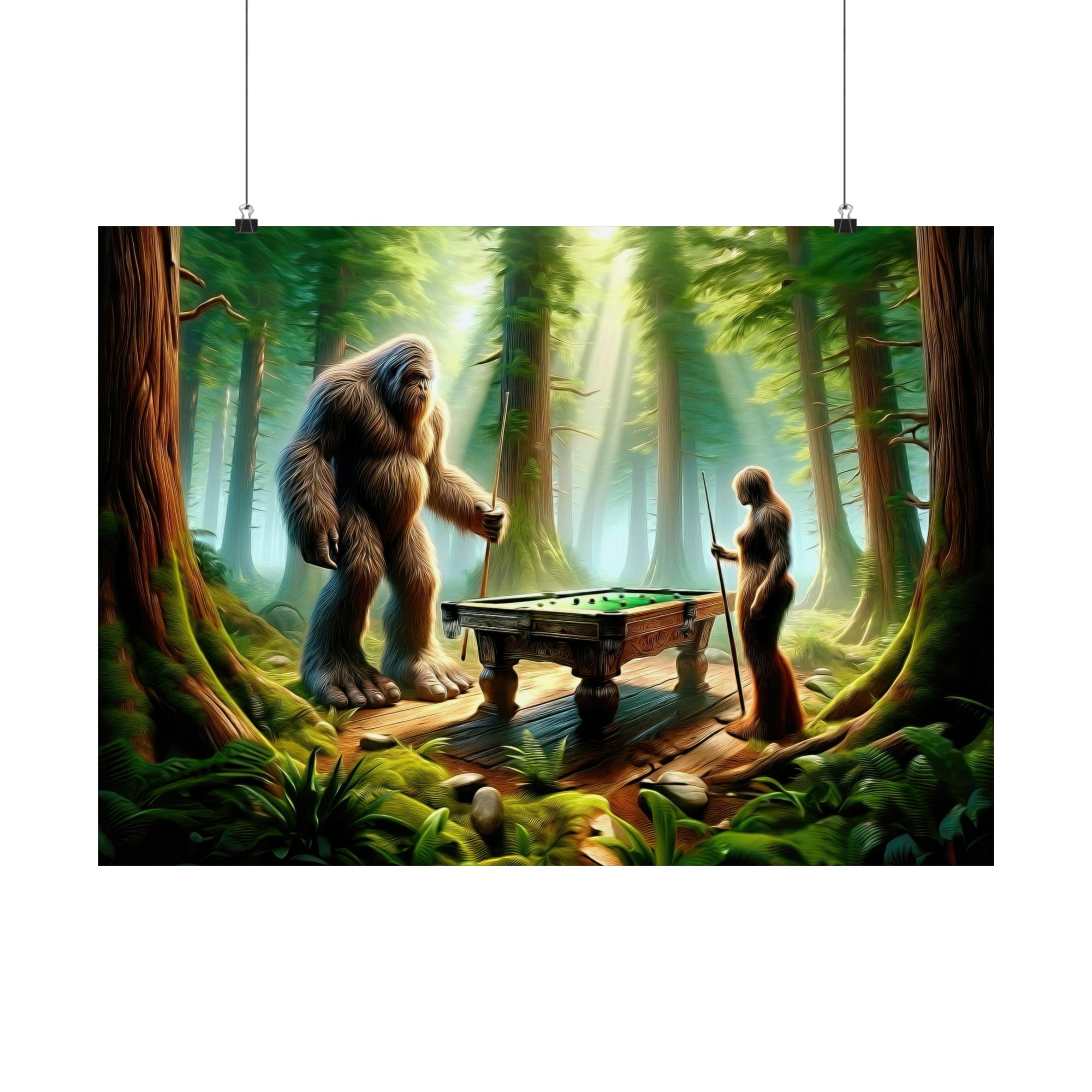 Mystic Woods Pool Game Poster