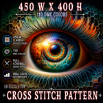 A Kaleidoscope Vision Cross Stitch Pattern