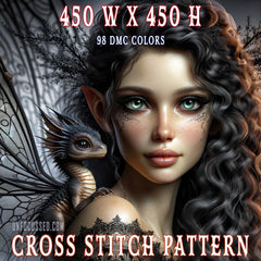 A Tale of Two Shadows Cross Stitch Pattern