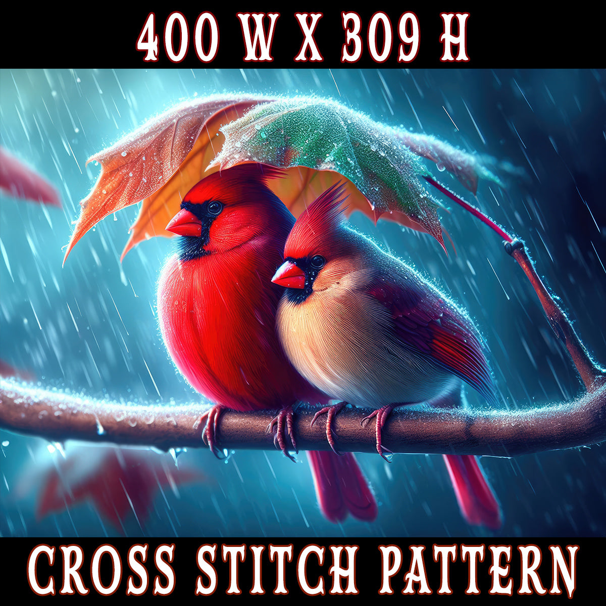 A Wet and Wonderful Encounter Cross Stitch Pattern
