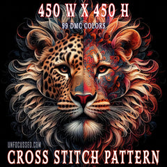 Aristocratic Whorls Cross Stitch Pattern
