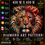 Patrón de arte de diamantes de verticilos aristocráticos