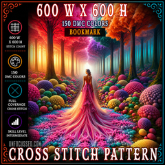 Aubade in the Enchanted Forest Cross Stitch Pattern