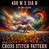 Aurora of Dreams Cross Stitch Pattern