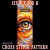 Autumn's Ember Bookmark Cross Stitch Pattern
