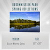 Parc Broemmelsiek – Réflexions printanières Impression sur toile