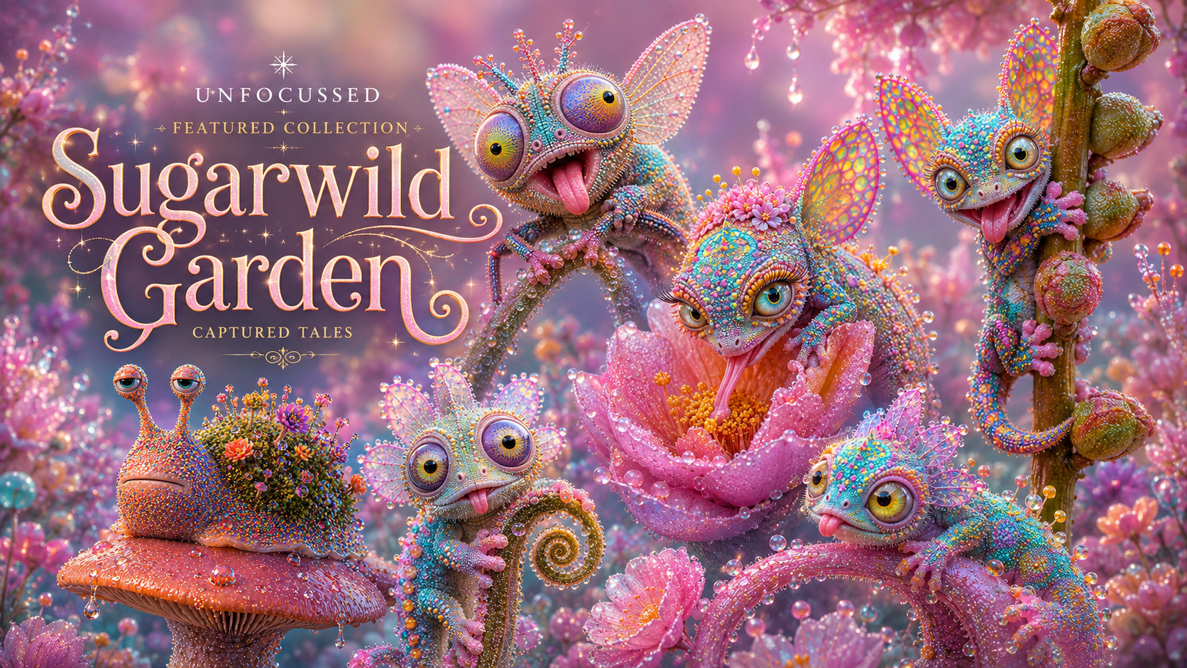 Captured Tales - The Sugarwild Garden. Creatures and Characters from the stories
