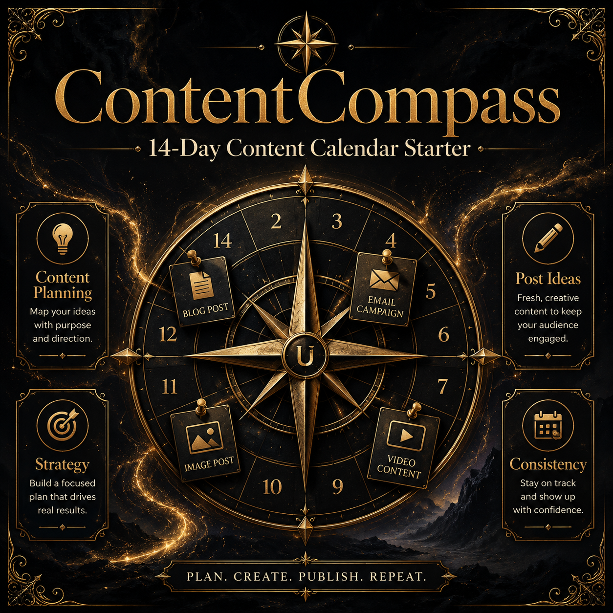 ContentCompass: 14-Day Content Calendar Starter