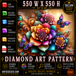 Eternal Spring in the Mystic Vale Diamond Art Pattern
