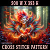 Flames of Jubilation Cross Stitch Pattern