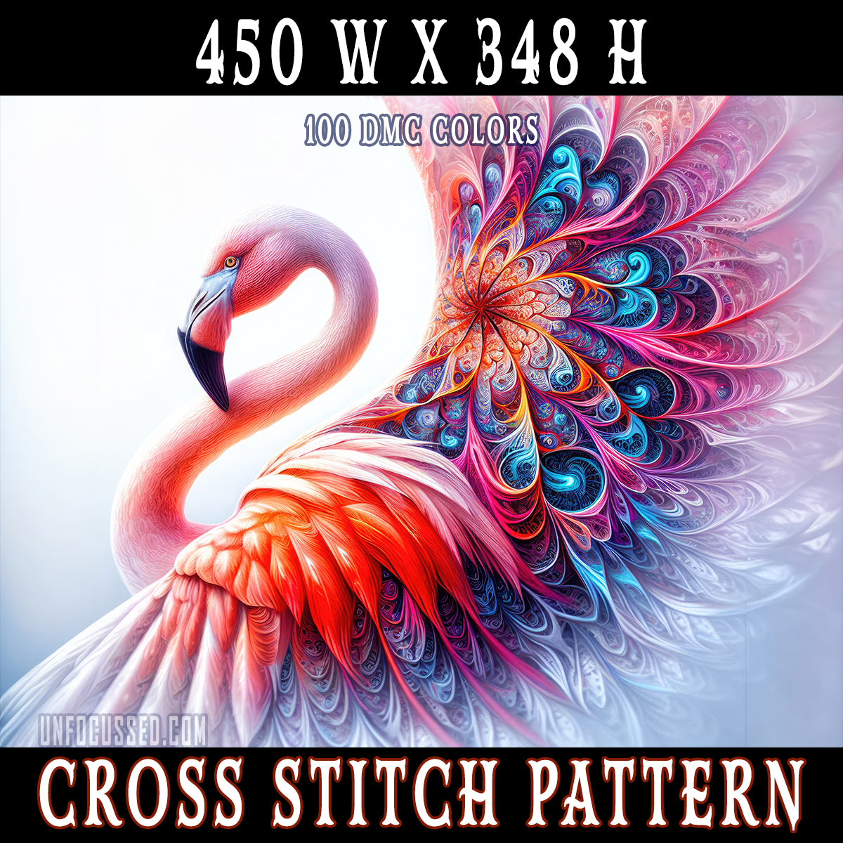 Fractal Fantasia Cross Stitch Pattern