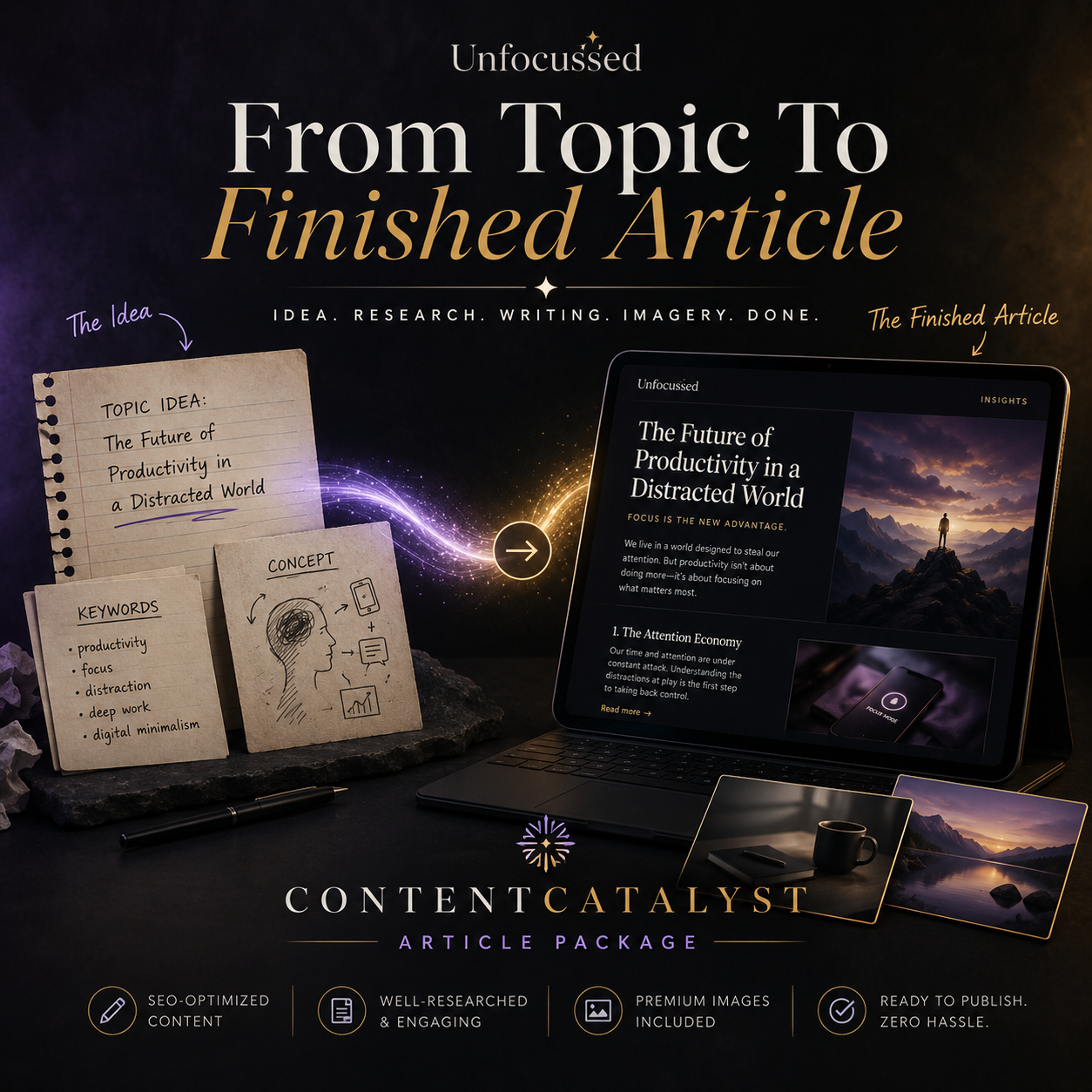 ContentCatalyst: Optimized Articles with Key Insights