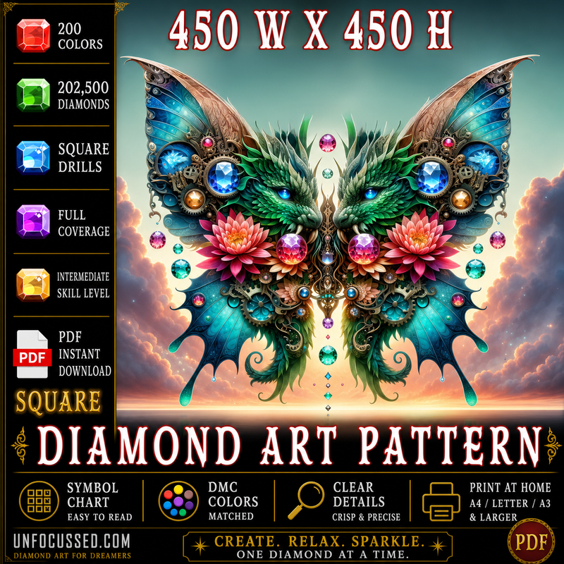 Diamond Art Patterns / Charts – Unfocussed Photography & Art