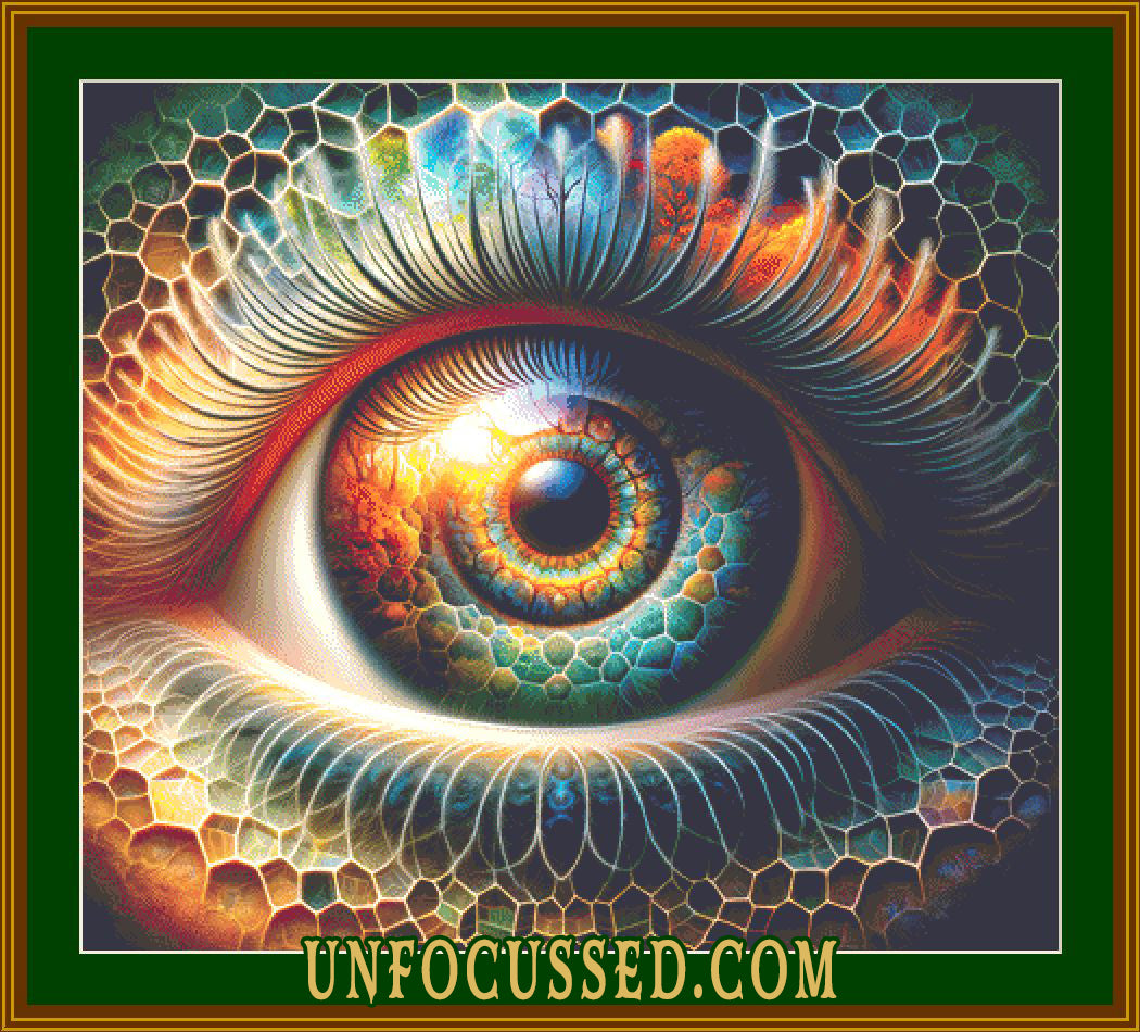 A Kaleidoscope Vision Cross Stitch Pattern – Unfocussed Photography & Art
