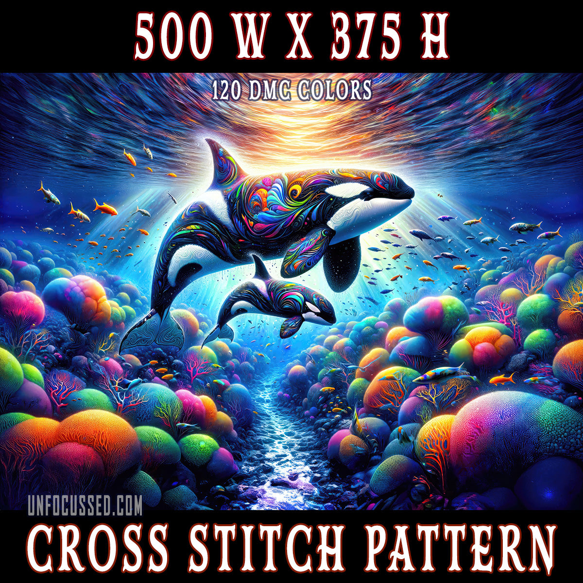 Lullaby of the Luminous Depths Cross Stitch Pattern
