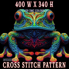 Luminescent Leap Cross Stitch Pattern
