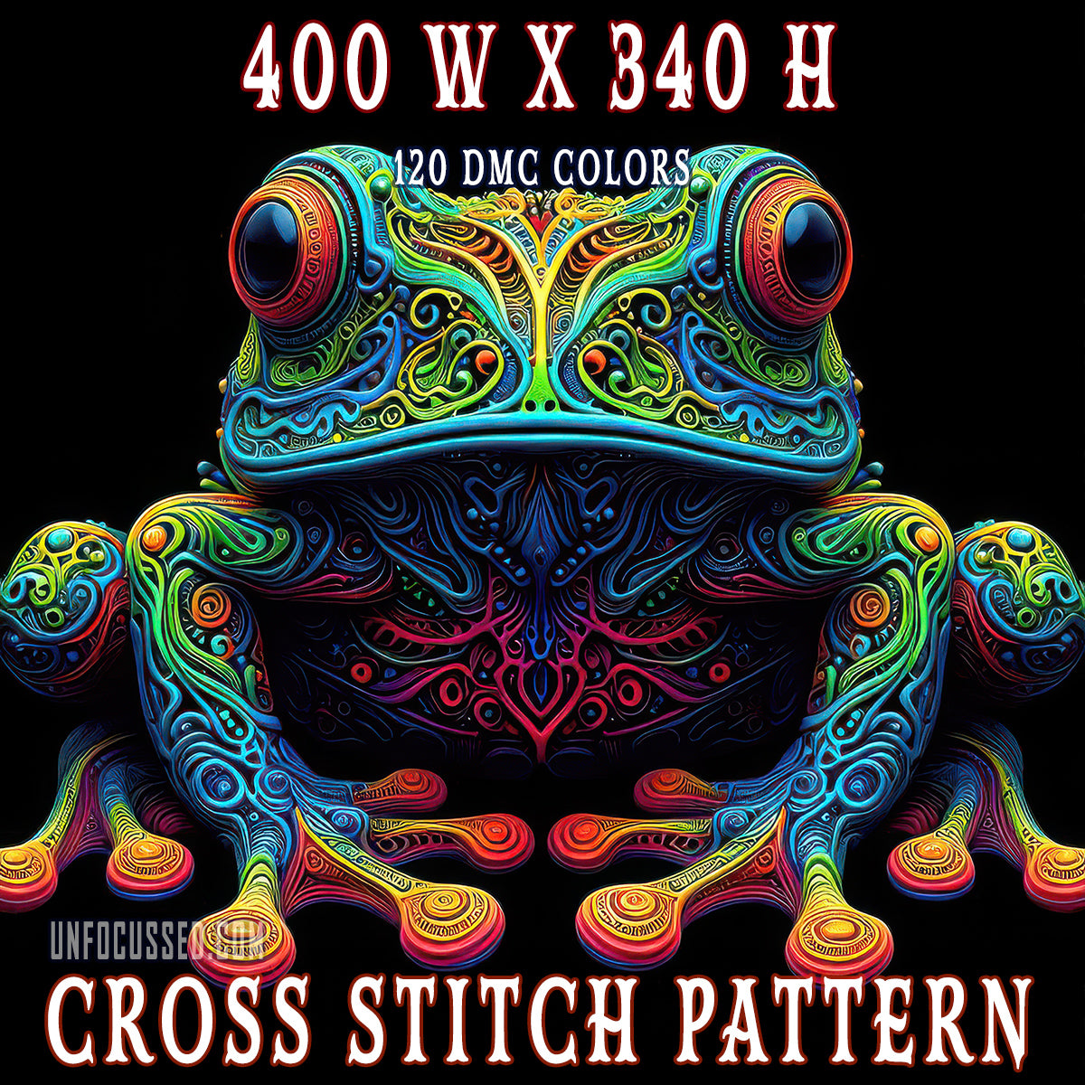 Luminescent Leap Cross Stitch Pattern