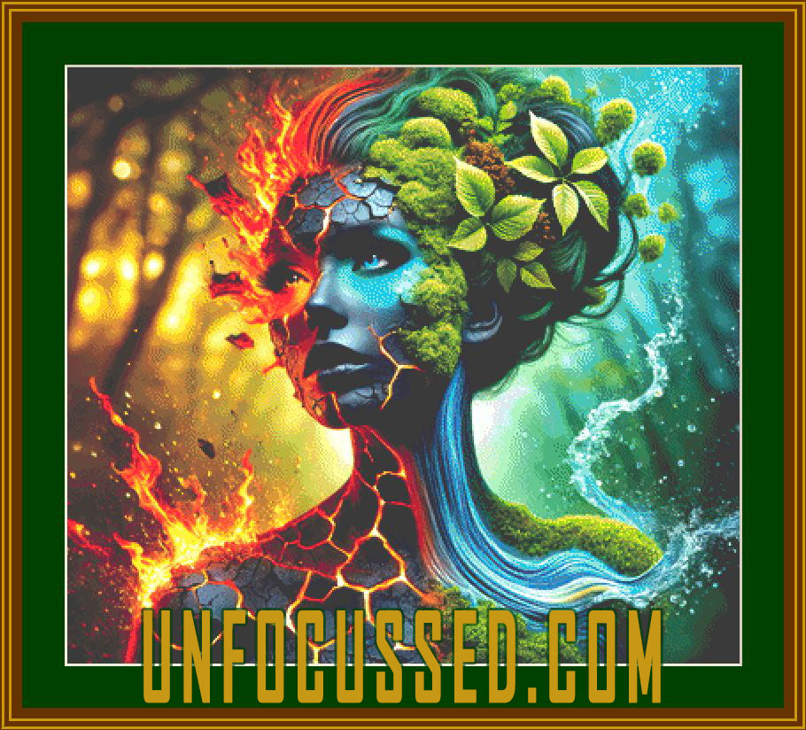 Modèle de point de croix étreinte éthérée