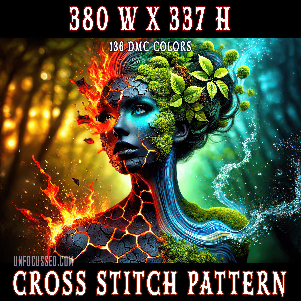 Lush Life, Burning Soul Cross Stitch Pattern